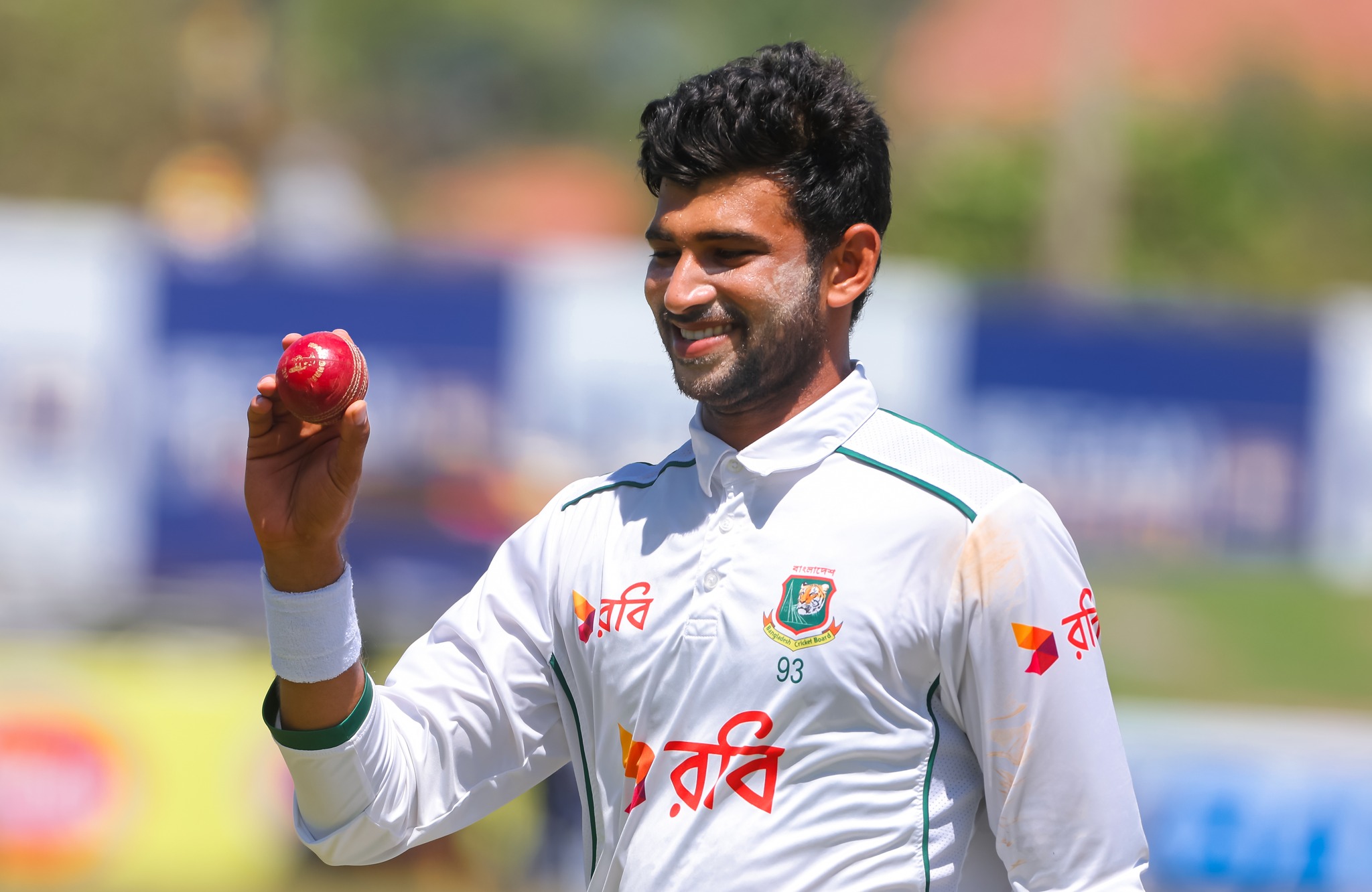 Nayeem Hasan Clinches Maiden Fifer On Away Test Debut Nayeem Hasan shines with his first five-wicket haul, marking a brilliant start abroad BCB!