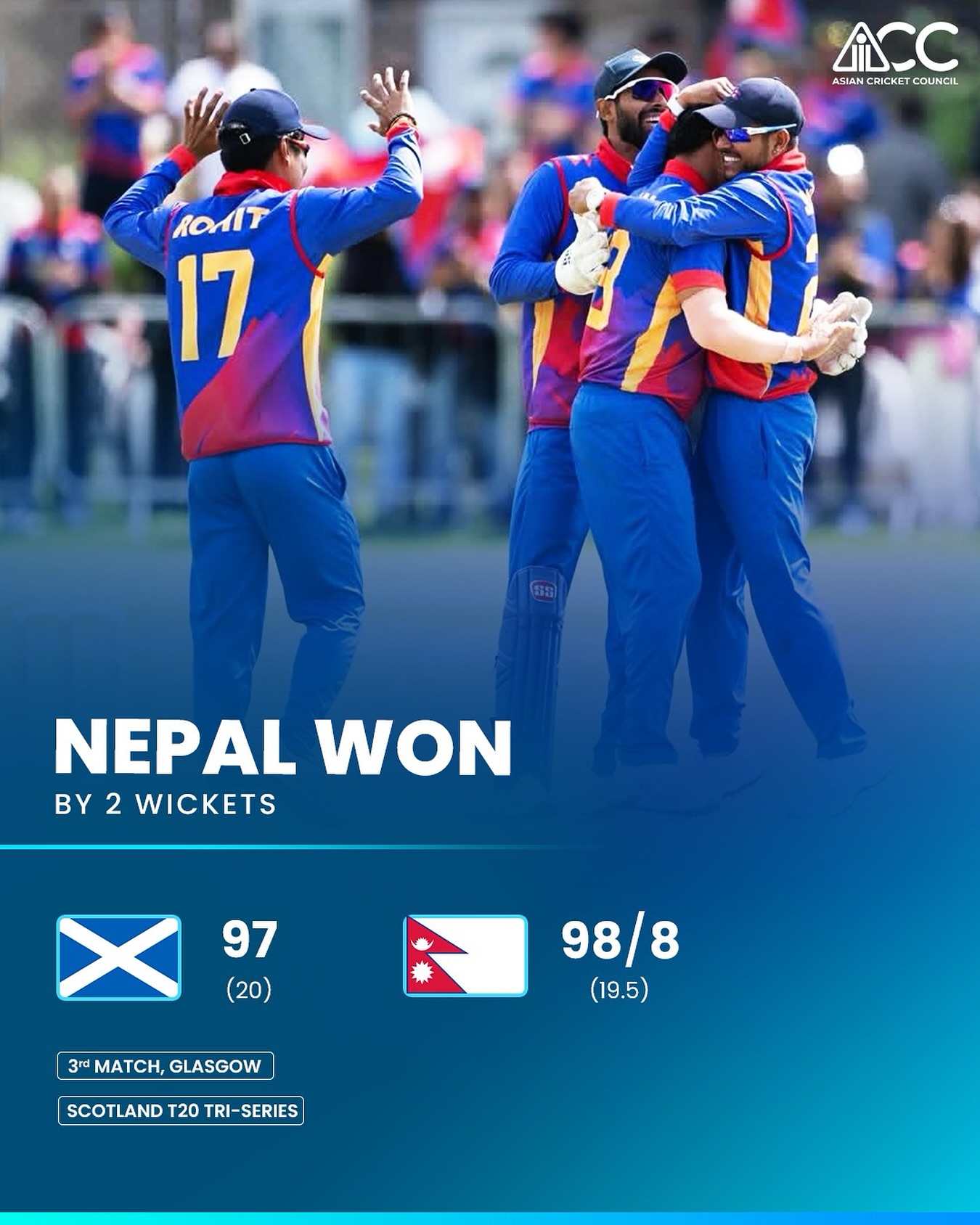 Nepal Edges Past Scotland In Cricket Thriller An edge-of-the-seat clash sees Nepal triumph through tactical play and sheer determination
