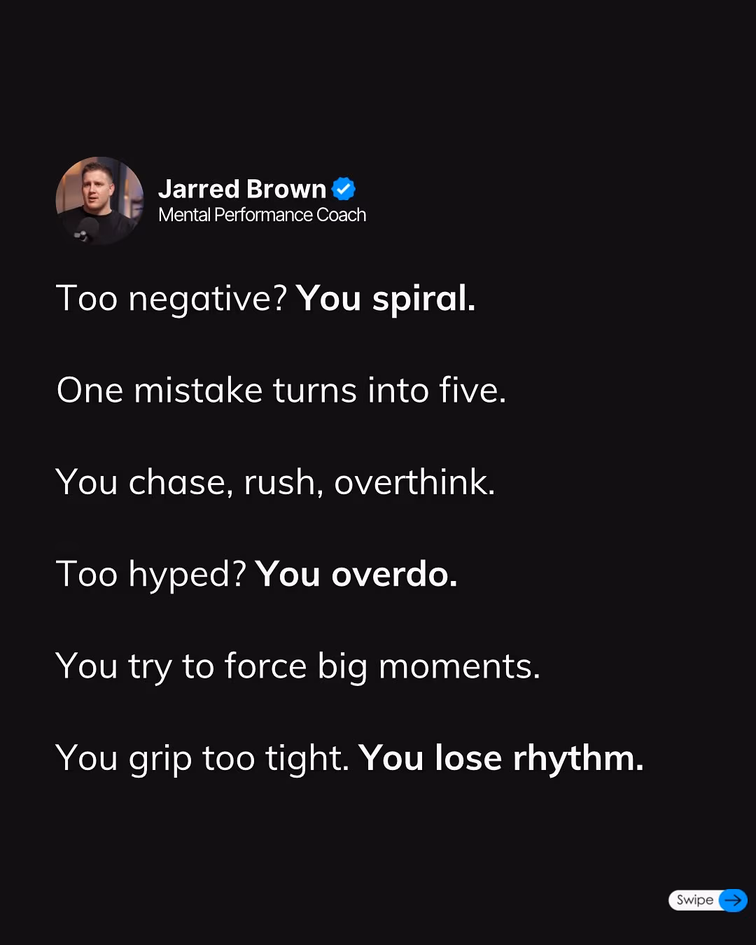 Neutral Mindset: The Key To Athletic Consistency