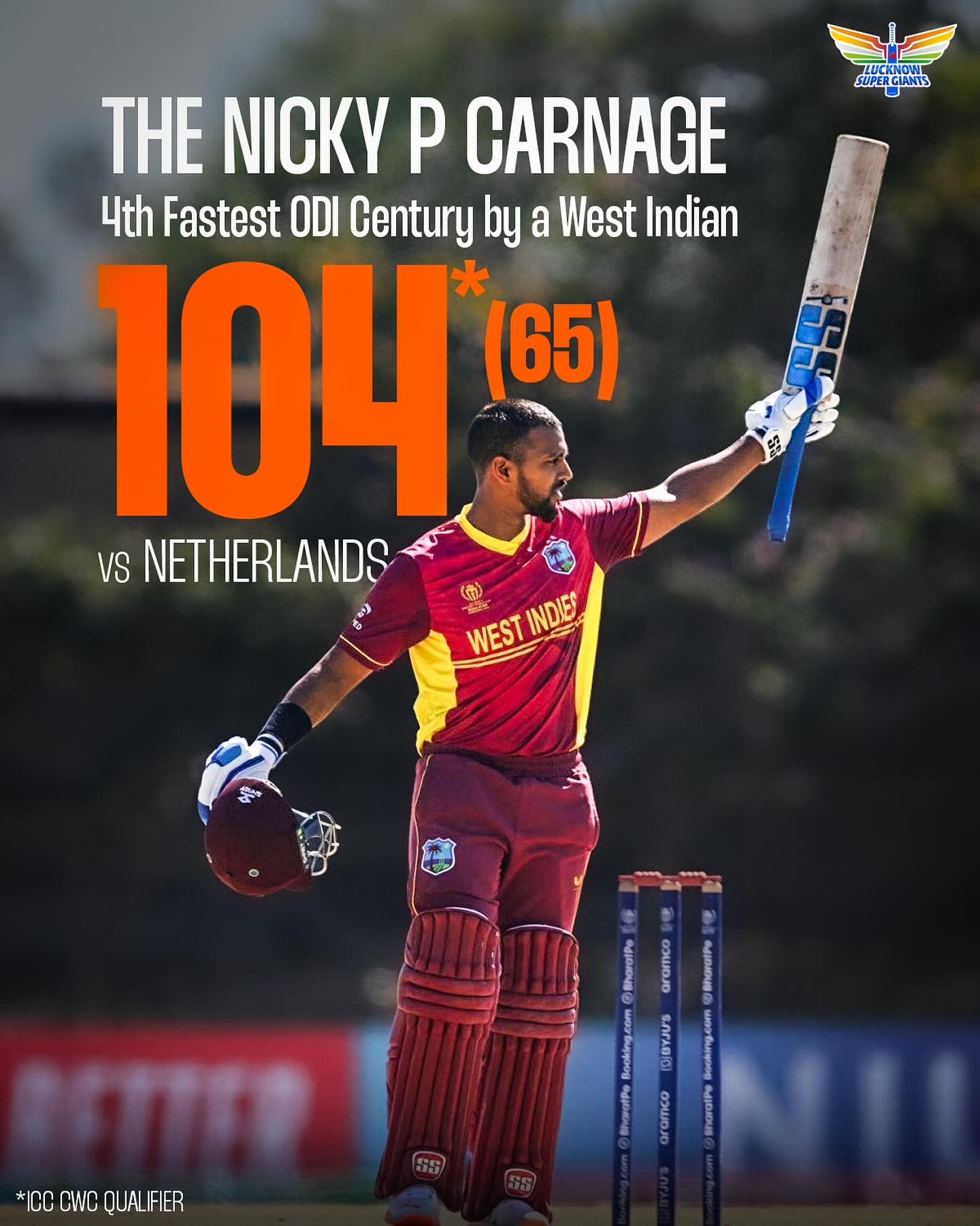 Nicky P’s Fierce Moment Captured In 2023 Lucknow Super Giants’ star Nicky P unleashes aggression in a defining moment on field!!!?