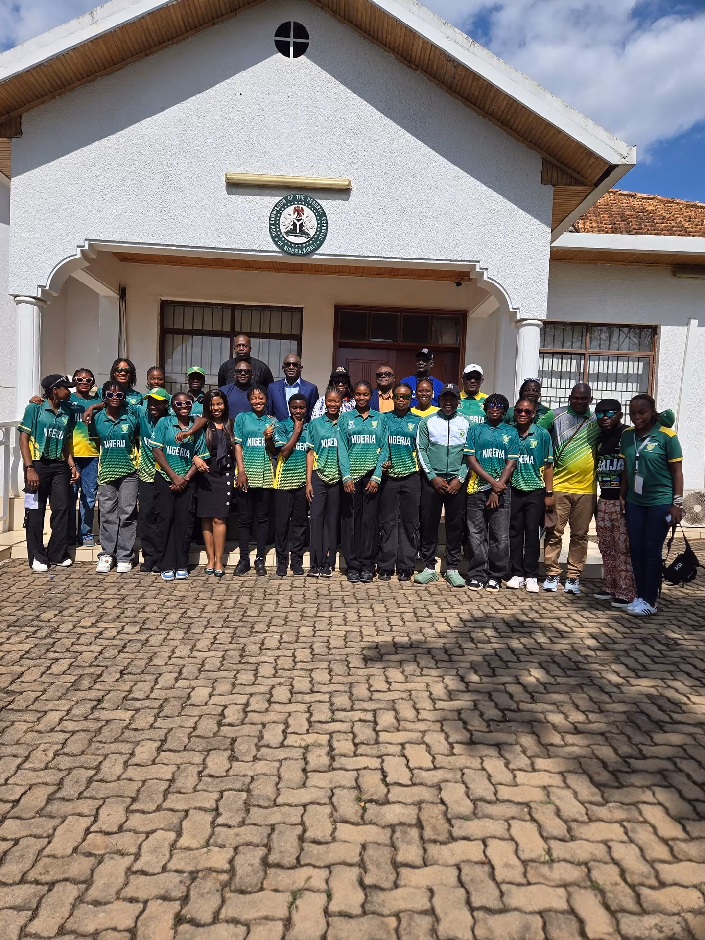 Nigeria Female Cricket Team Honors High Commission Visit