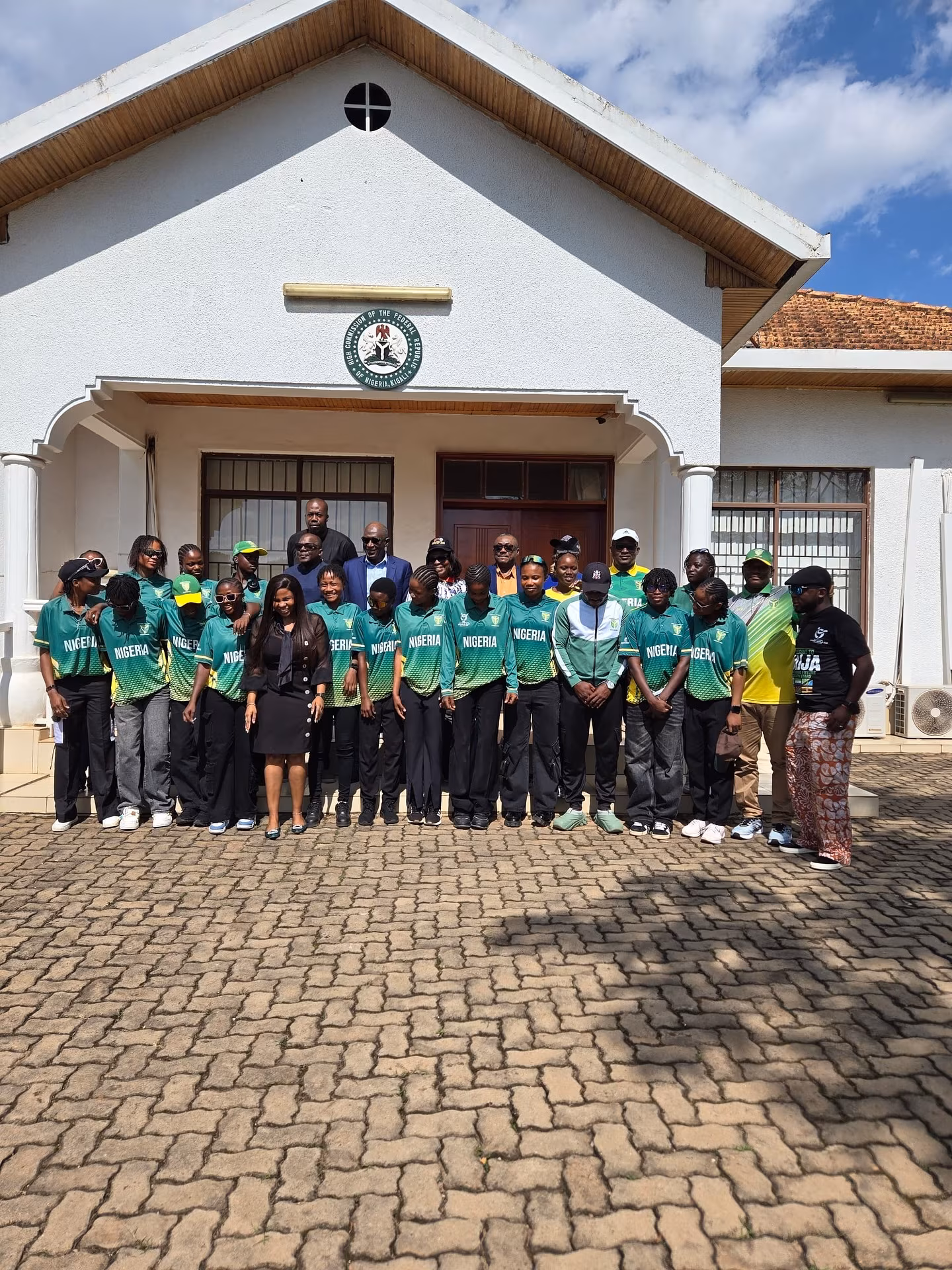 Nigeria Female Cricket Team Honors High Commission Visit