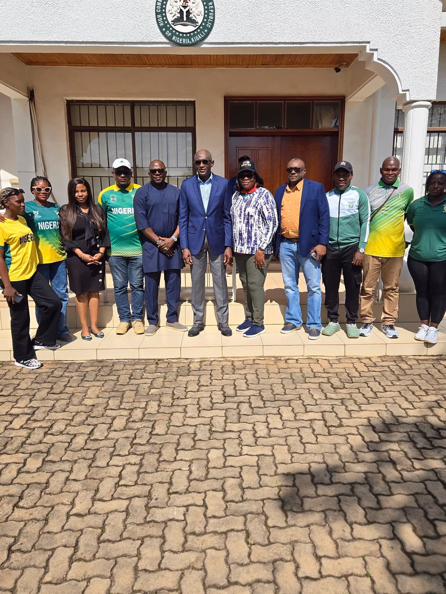 Nigeria Female Cricket Team Honors High Commission Visit