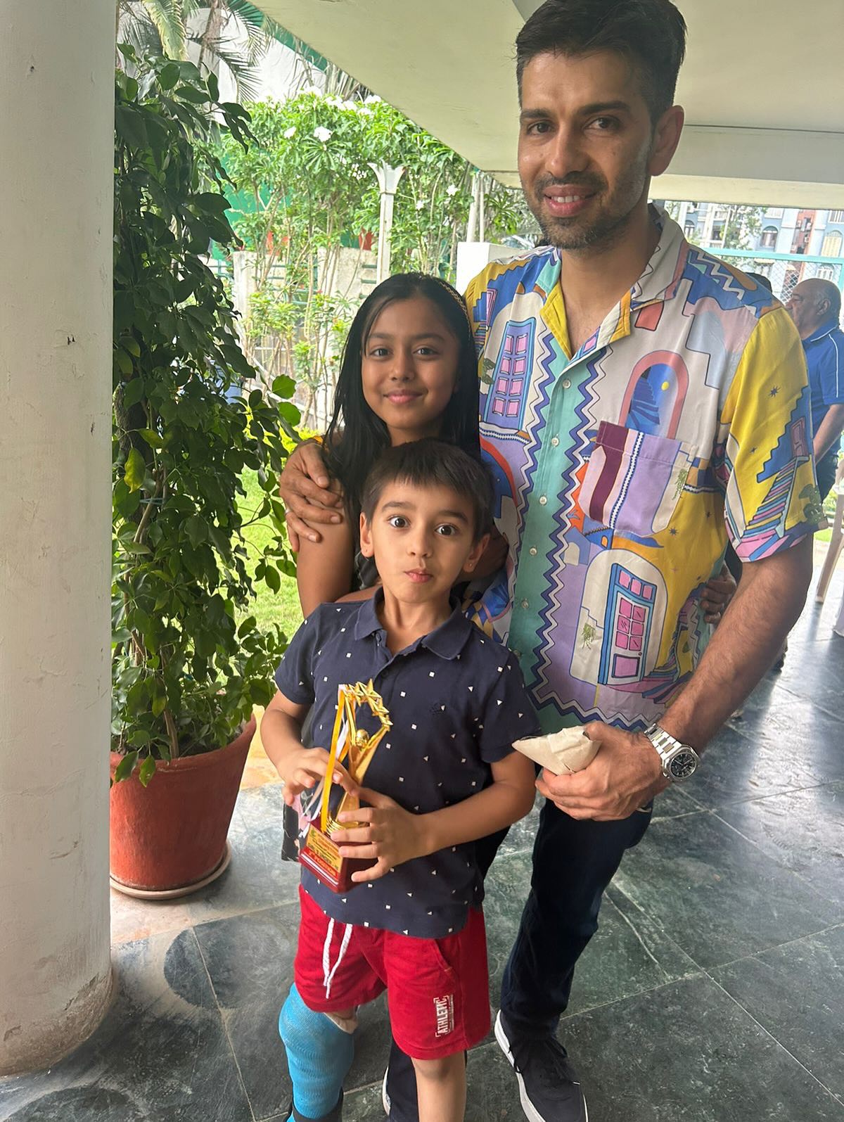 Ojha Daughter Triumphs in Swimming Competition