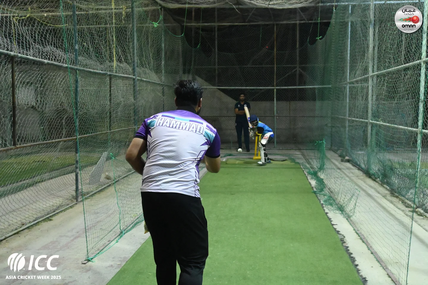 Oman Cricket Visits Muscat Coaching Centre