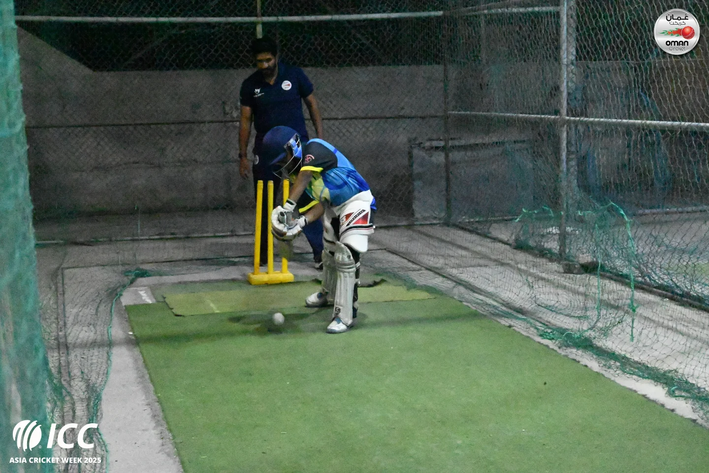 Oman Cricket Visits Muscat Coaching Centre