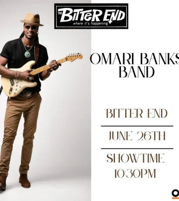 Omari Banks Rocks NYC Concert At The Bitter End
