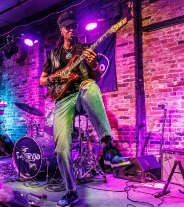Omari Banks Rocks Stage At The Bitter End NYC