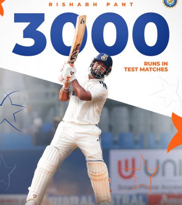 Exceptionally driven performance by Rishabh Pant as Test cricket milestones surge ahead!!!