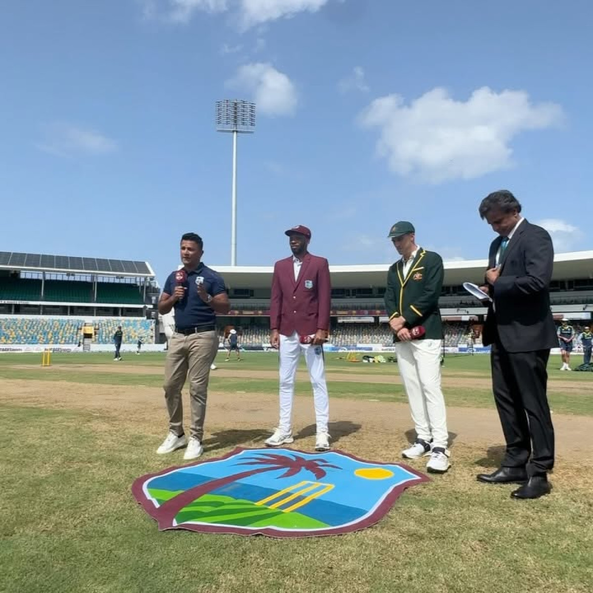 Pat Wins Toss in WTC Cycle Match in Barbados Bold coin flip sparks fierce energy as the Aussie squad stokes a thrilling Caribbean clash