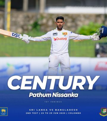 Pathum Nissanka Scores Century In SL vs BAN Clash