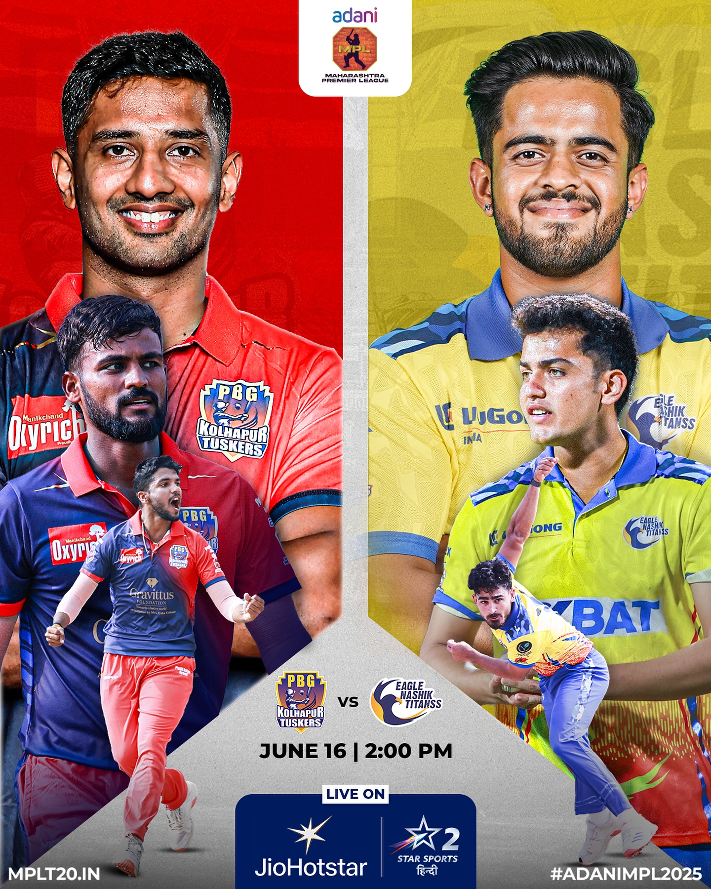 PBG Tuskers Vs Nashik Titans Clash In MPL 2025 Adani Cricket Action ignites as top contenders battle on Maharashtra grounds at dusk. Now!