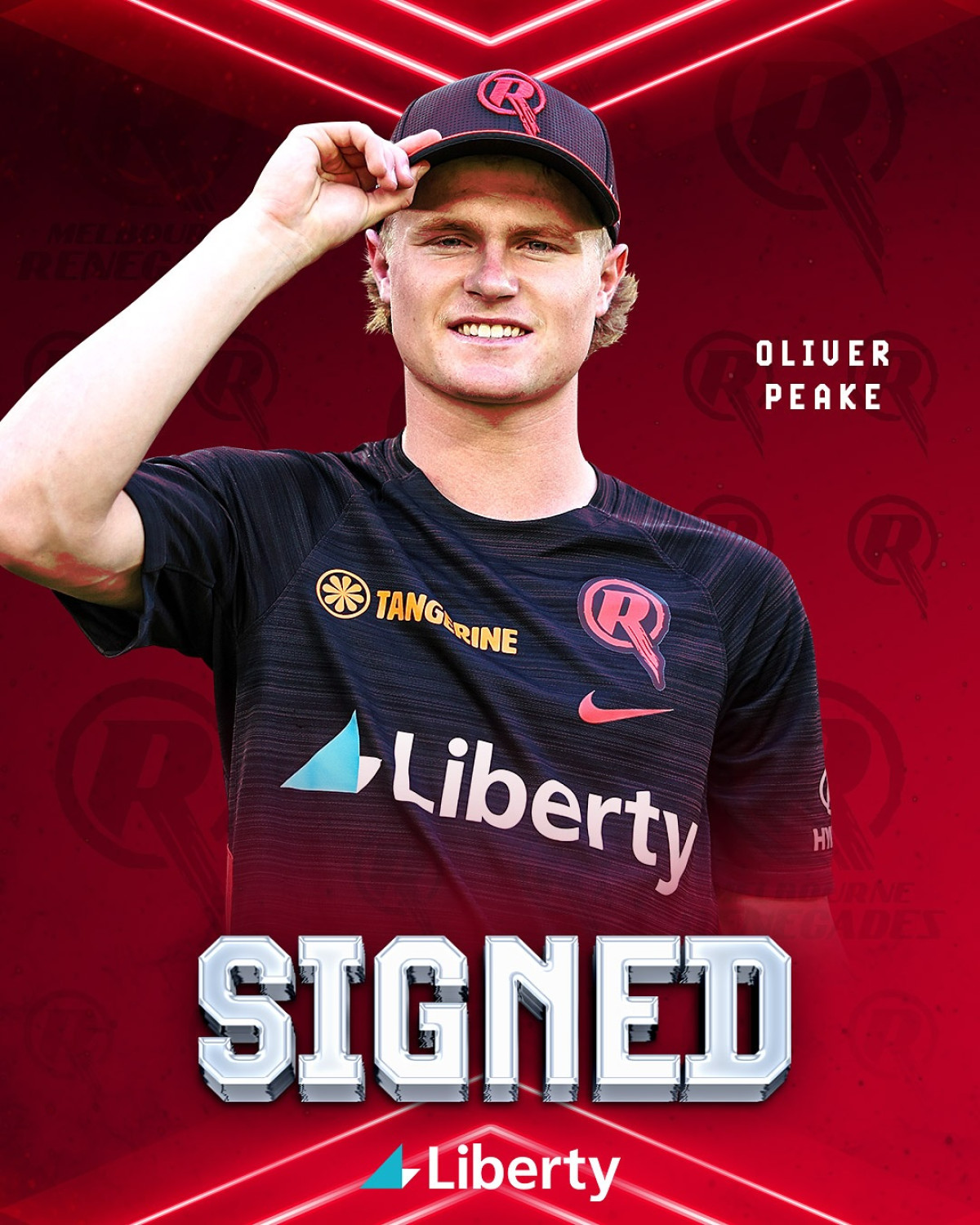 Peake Secures Spot For BBL15 Local talent boost as Peake locks his place for the BBL15 season with Melbourne Renegades.