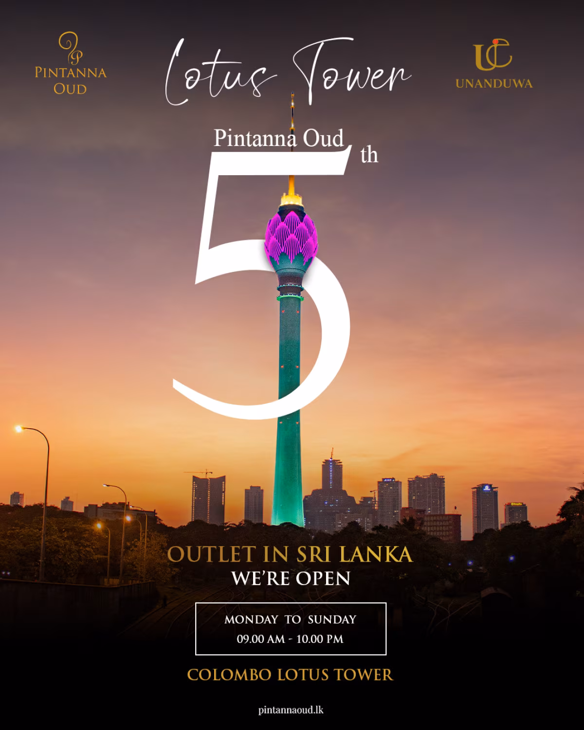 Luxury meets heritage as Pintanna Oud unveils its 5th retail outlet at Colombo Lotus Tower.