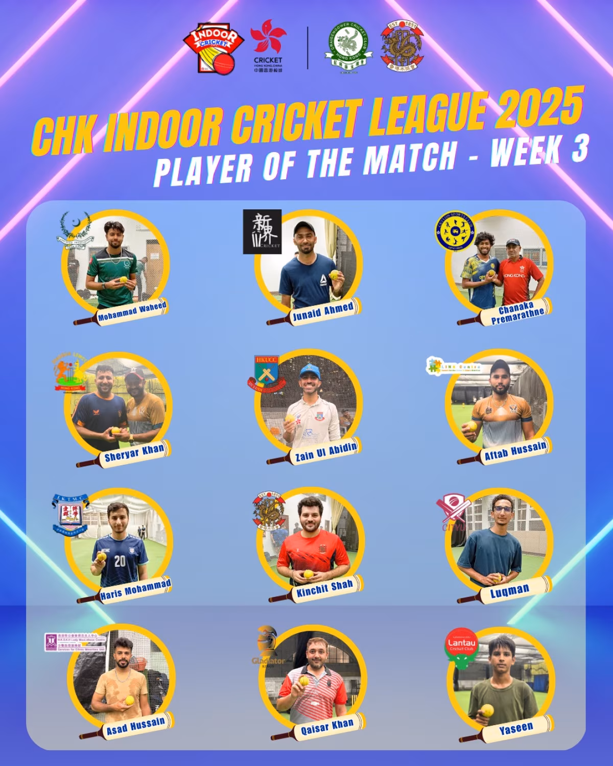 Player Spotlight: Week 3 CHK Indoor League Awards Celebrating Week 3’s standout performer from CHK Indoor League 2025 with expert updates.!!