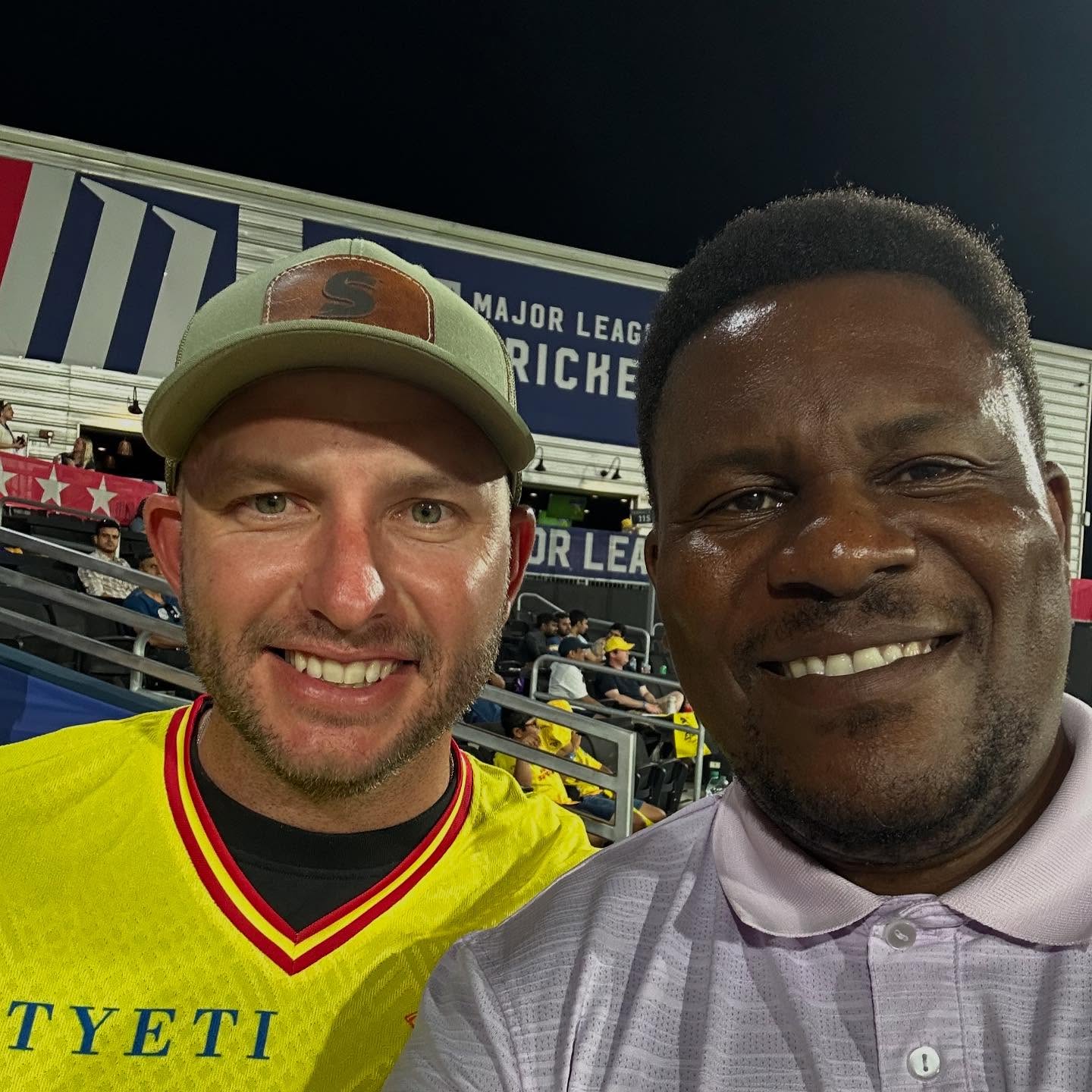 Pommie Mbangwa at MLC Cricket Meetup