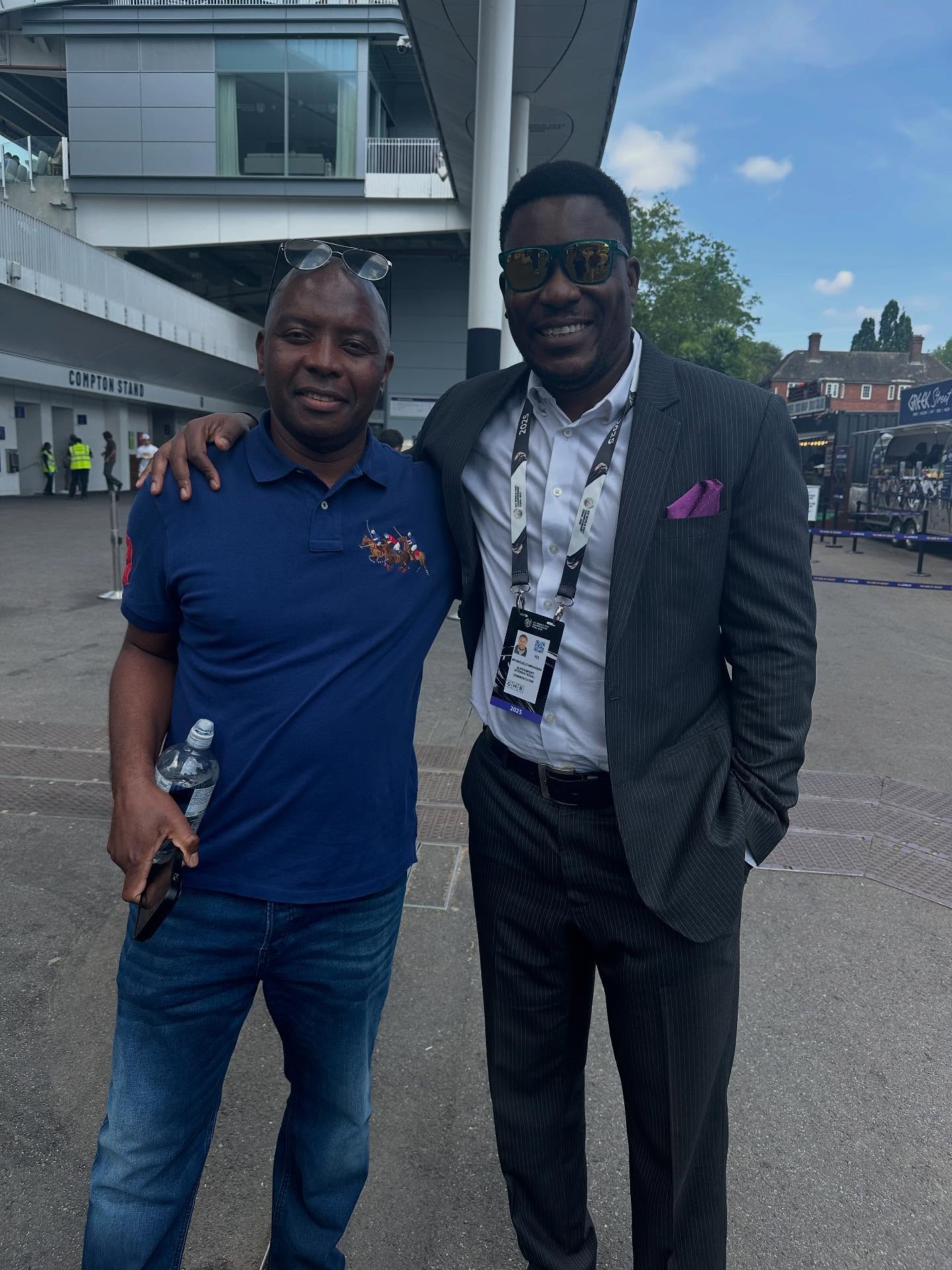 Pommie Mbangwa Captures WTC Final Moments