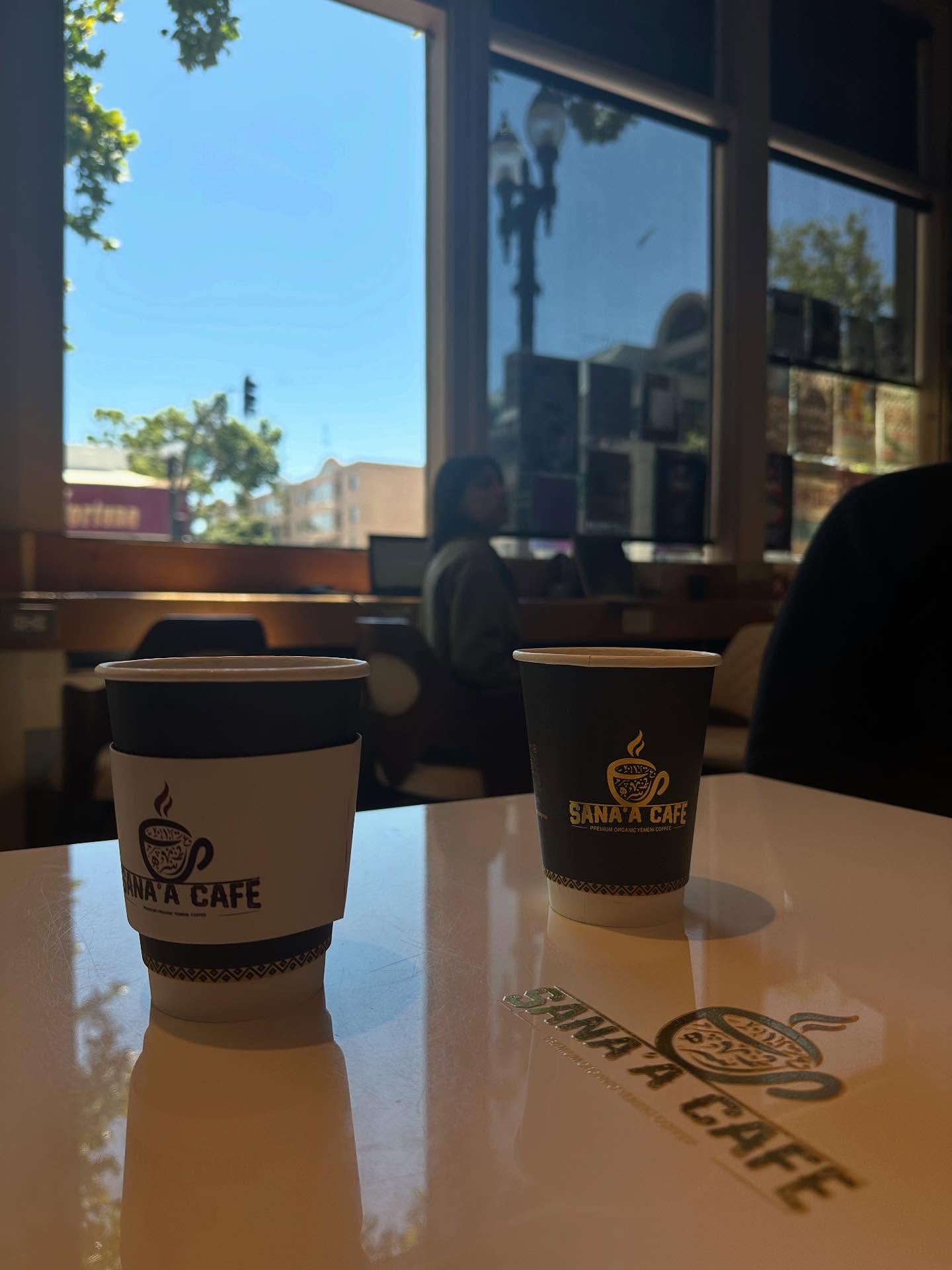 Pommie Mbangwa Enjoys Oakland Coffee Walk