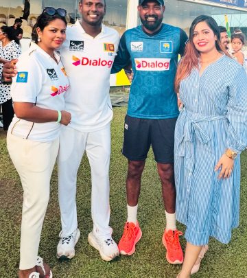 Prabath Jayasuriya Celebrates Anji Aiya Retirement