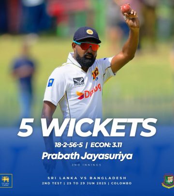 Prabath’s Magic: Spin Mastery Seals Victory