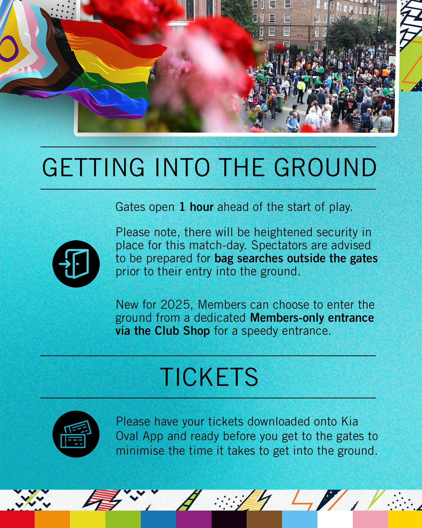 Pride-Themed T20 Double Header Unites Fans At Kia Oval