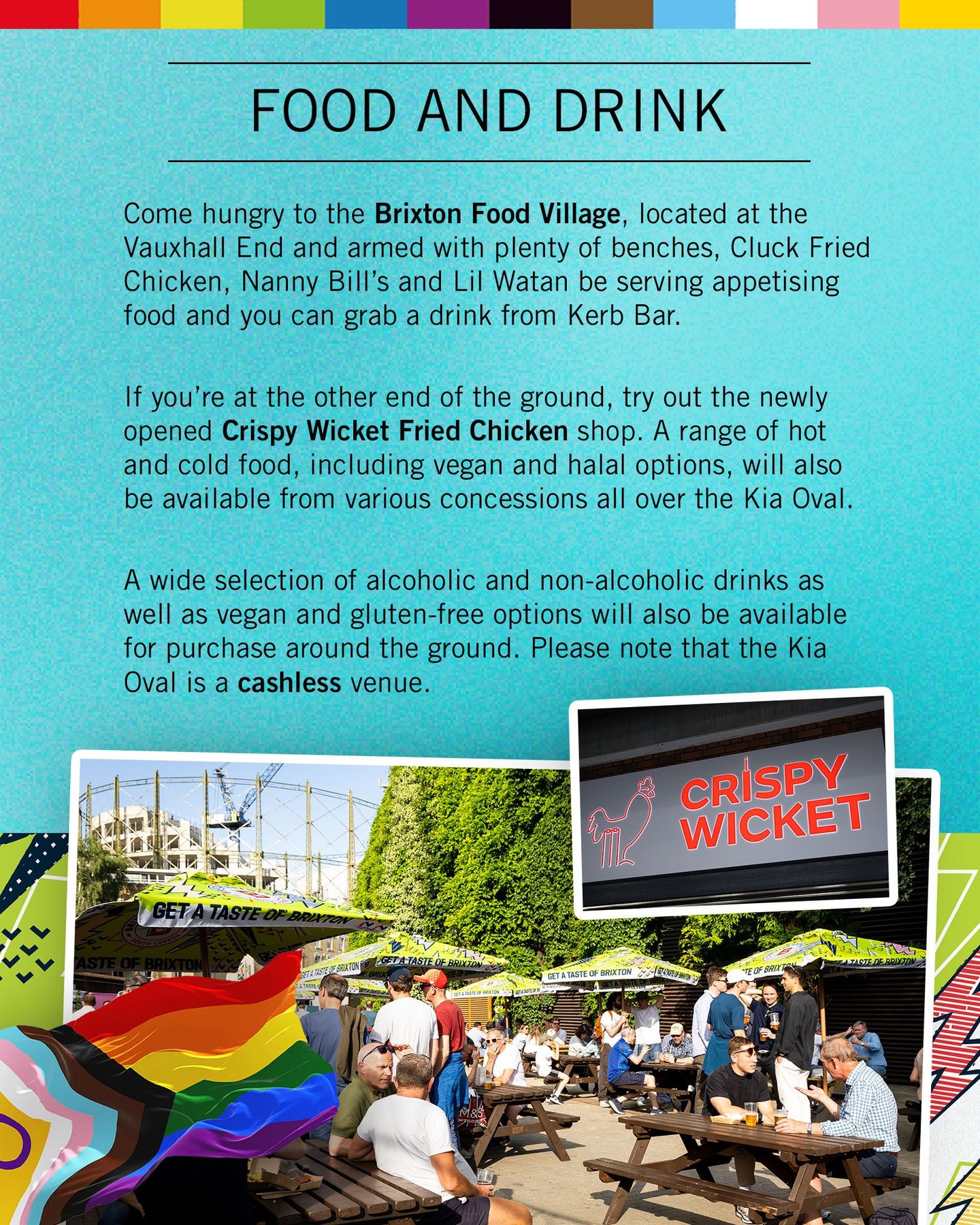 Pride-Themed T20 Double Header Unites Fans At Kia Oval