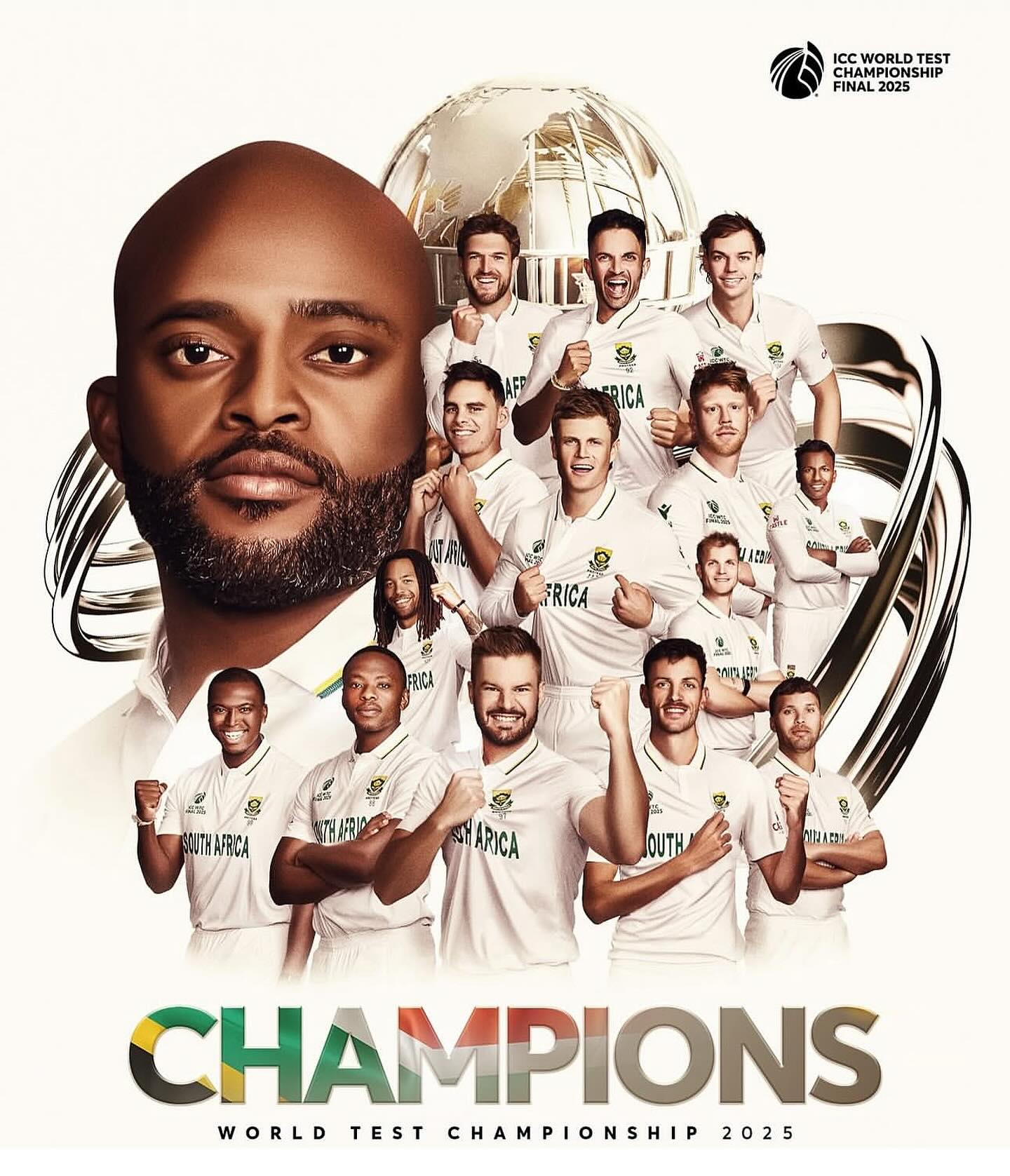 Proteas Triumph: Mbangwa Cheers WTC Final Champions Commentator Pommie Mbangwa lauds Proteas win in the electrifying WTC Final showdown! -SA!