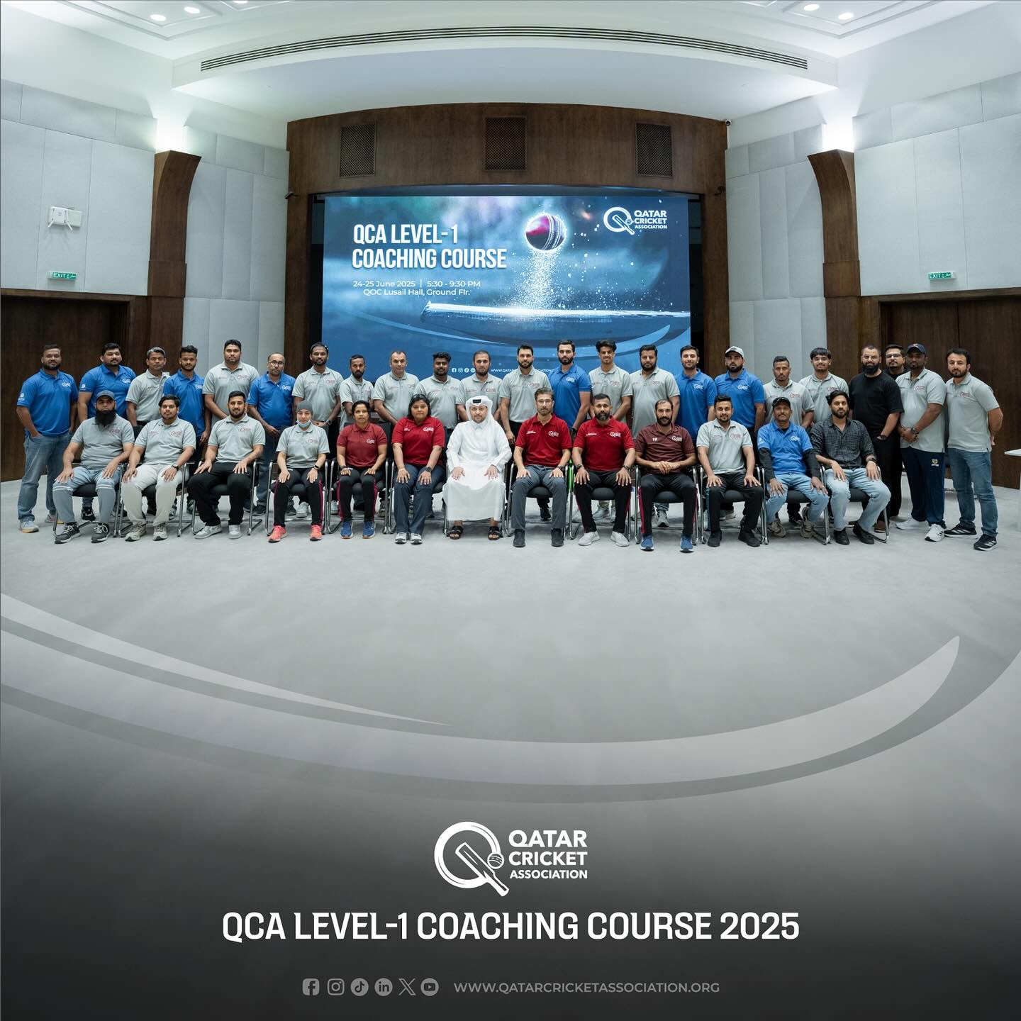 QCA Level 1 Coaching Course Closes with High Hopes