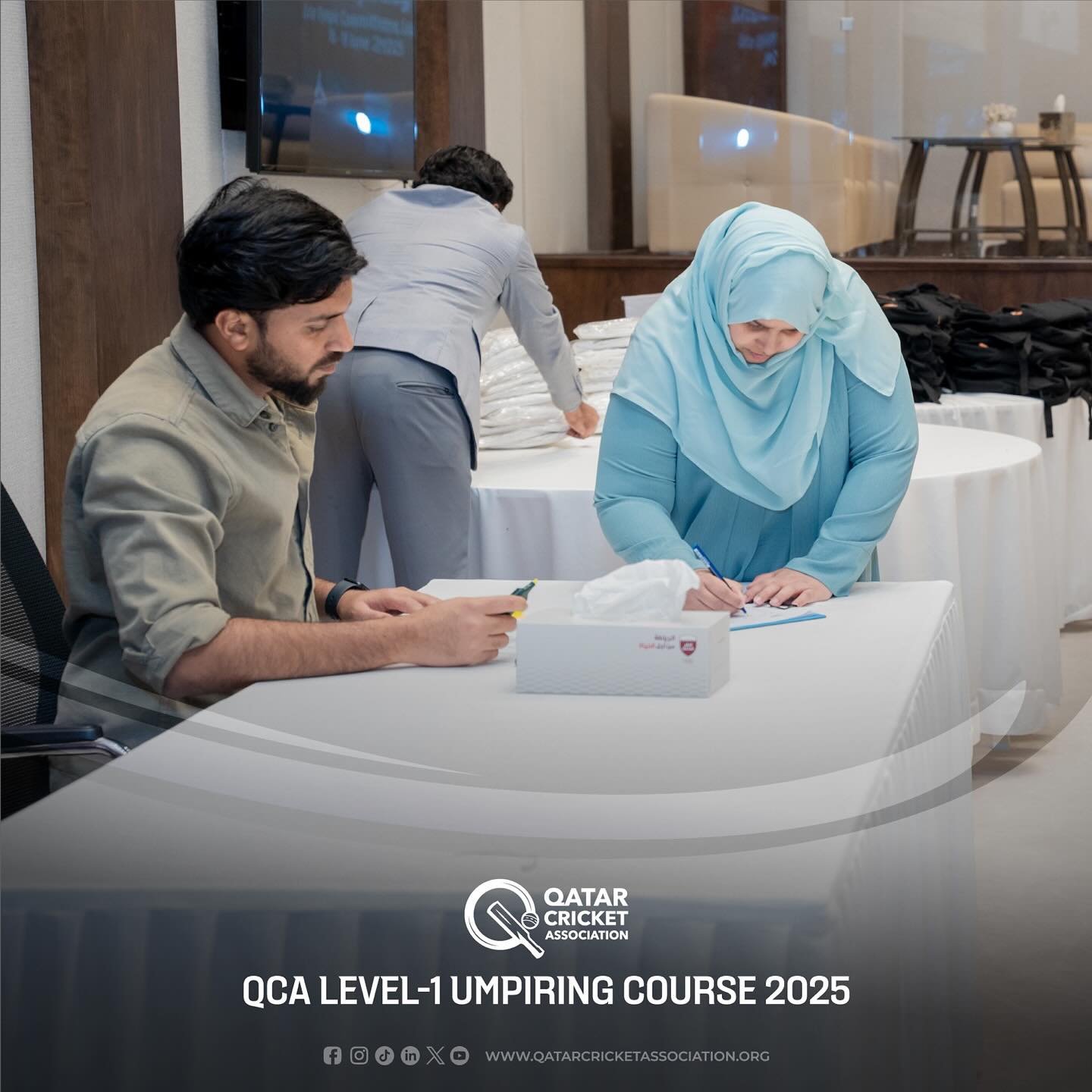 QCA Level-1 Umpiring Course Day 1 In Qatar