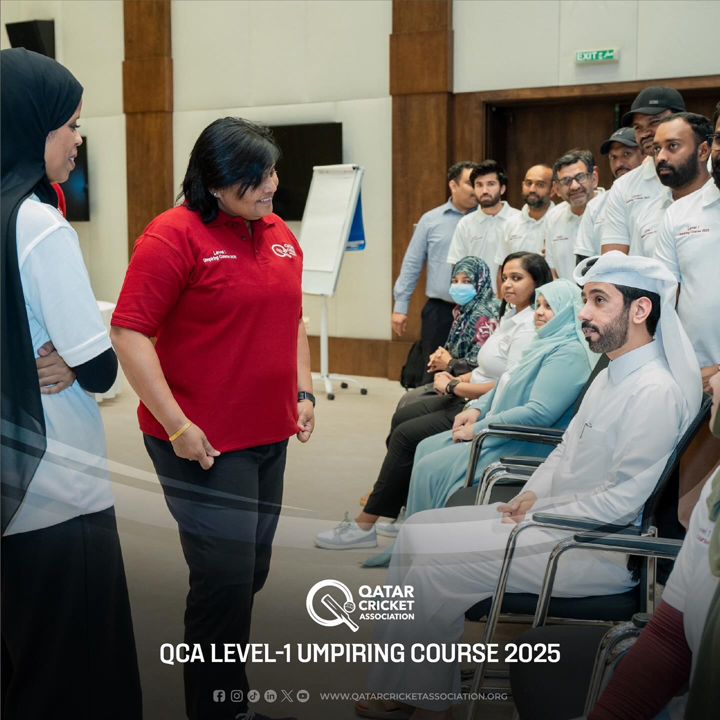 QCA Level-1 Umpiring Course Day 1 In Qatar