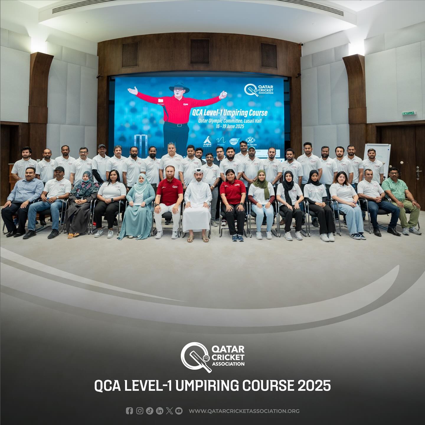 QCA Level-1 Umpiring Course Day 1 In Qatar