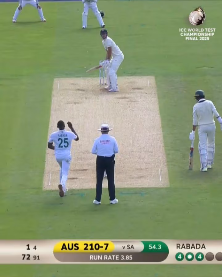 Rabada Shines With Five-Wicket Haul In WTC Final