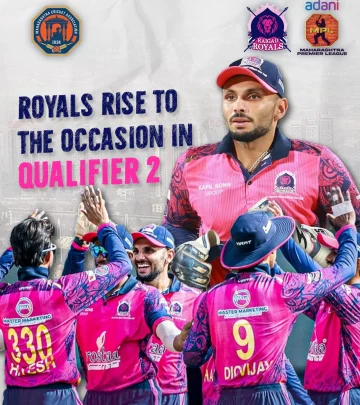 Raigad Royals Seal Qualifier 2 With Six-Wicket Win