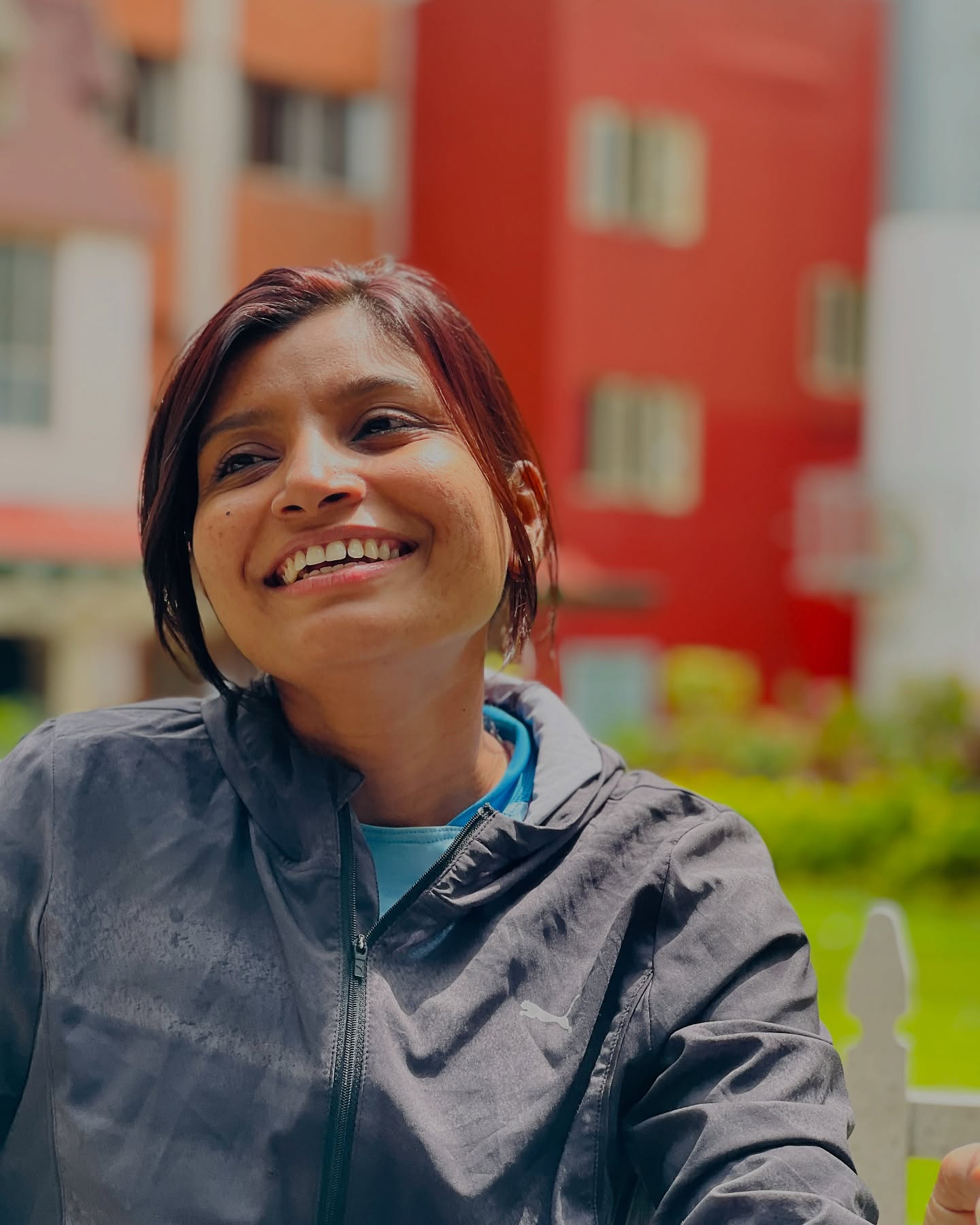 Rajeshwari Gayakwad Embraces Pure Joy Candid Moment Cricket star Rajeshwari Gayakwad radiates joy and natural vibes in a candid calm moment!!!