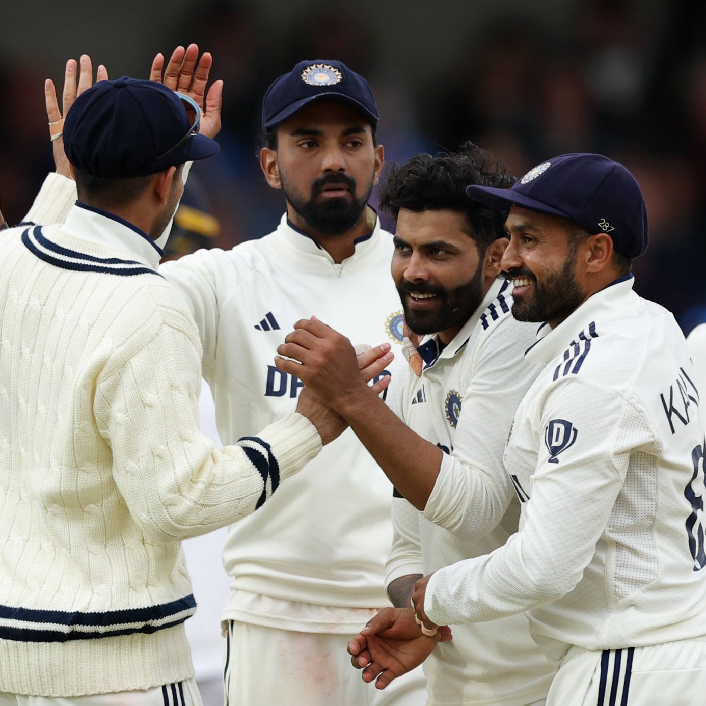Crucial wicket falls as Jadeja’s strike propels Team India in a high-stakes international battle.