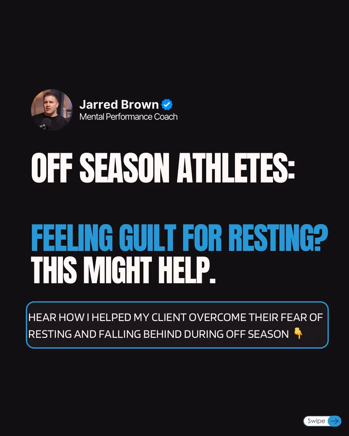 Rest As A Strategy For Athletic Excellence Rest isn’t weakness – it’s a powerful strategy that resets the mind and fuels greatness.!!