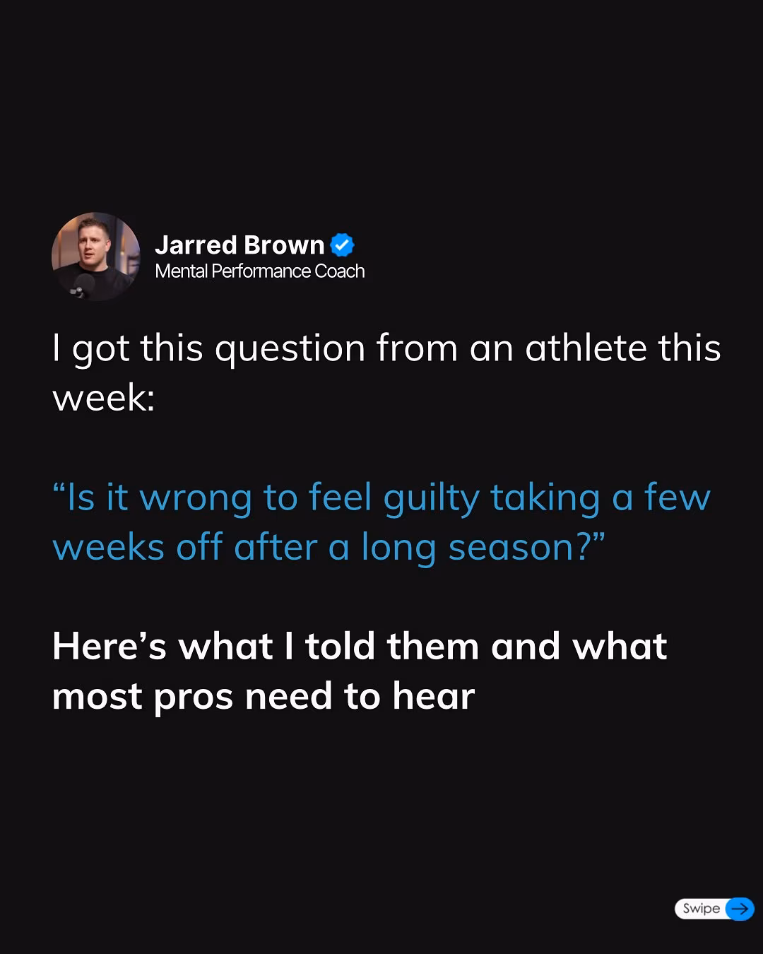 Rest As A Strategy For Athletic Excellence