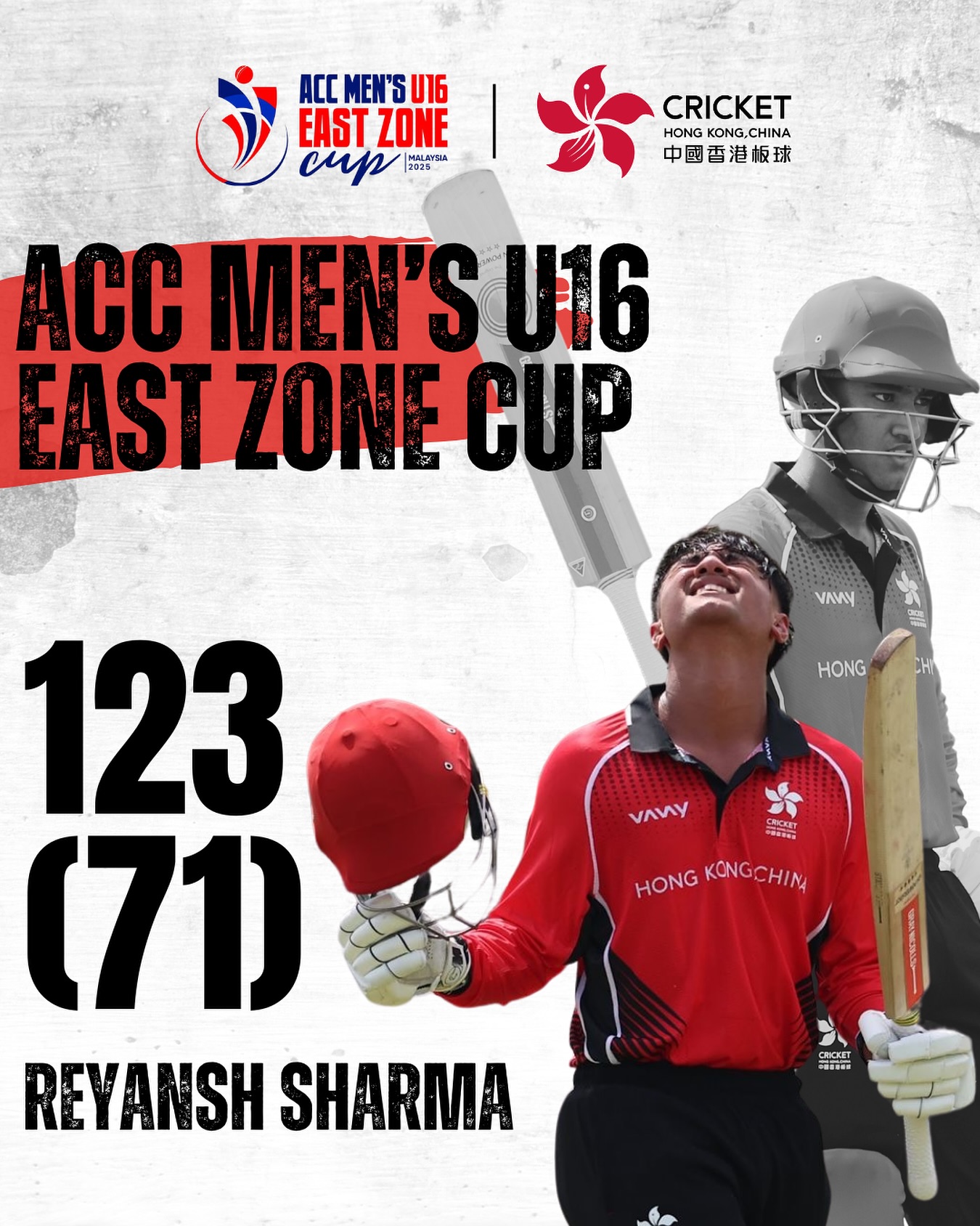 Reyansh Sharma’s Century in ACC U16 Cup Historic performance as Reyansh Sharma's Century in ACC Men’s U16 Cup ignites fan cheer!!!