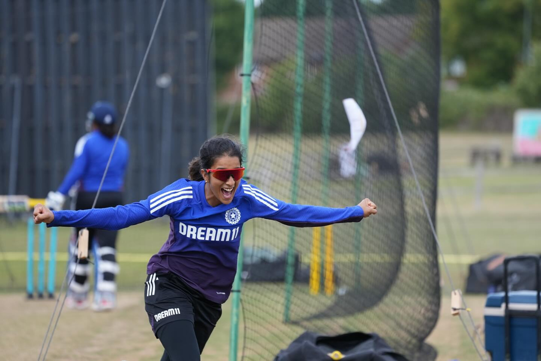 Rodrigues Shocks In Nets With Surprise Wicket Jemimah Rodrigues hits a surprise wicket in nets, shared with smiles from cricket mates!!