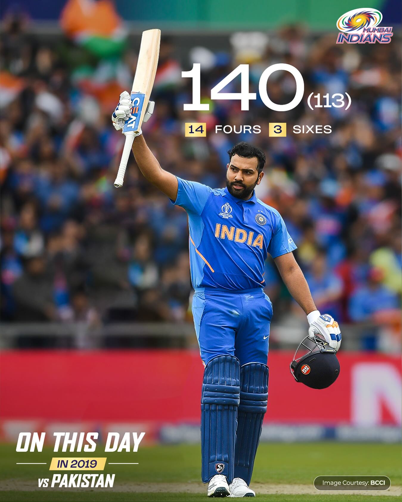 Rohit Sharma’s Second Century At CWC19 On This Day, Rohit Sharma dazzles cricket fans with a brilliant second century in CWC19!!??