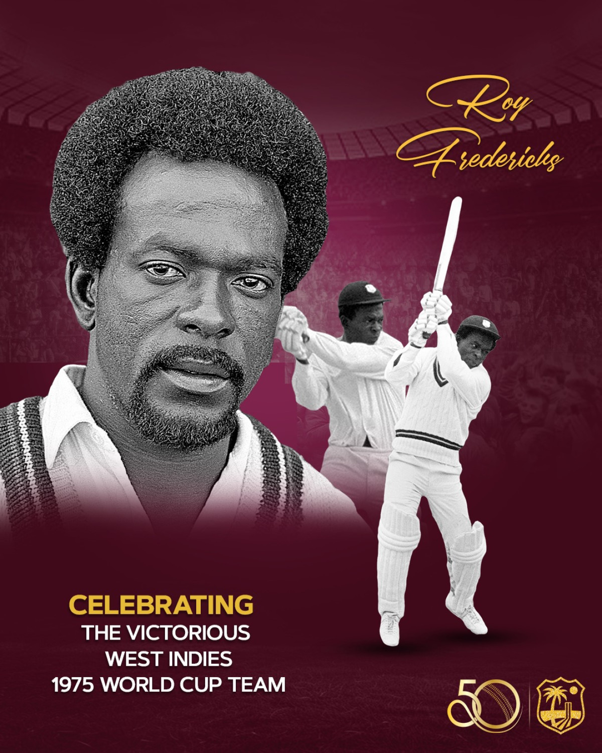 Roy Fredericks: Icon Of 1975 World Cup Triumph Celebrating the charismatic force behind West Indies' daring and elegant 1975 win. Vivid.