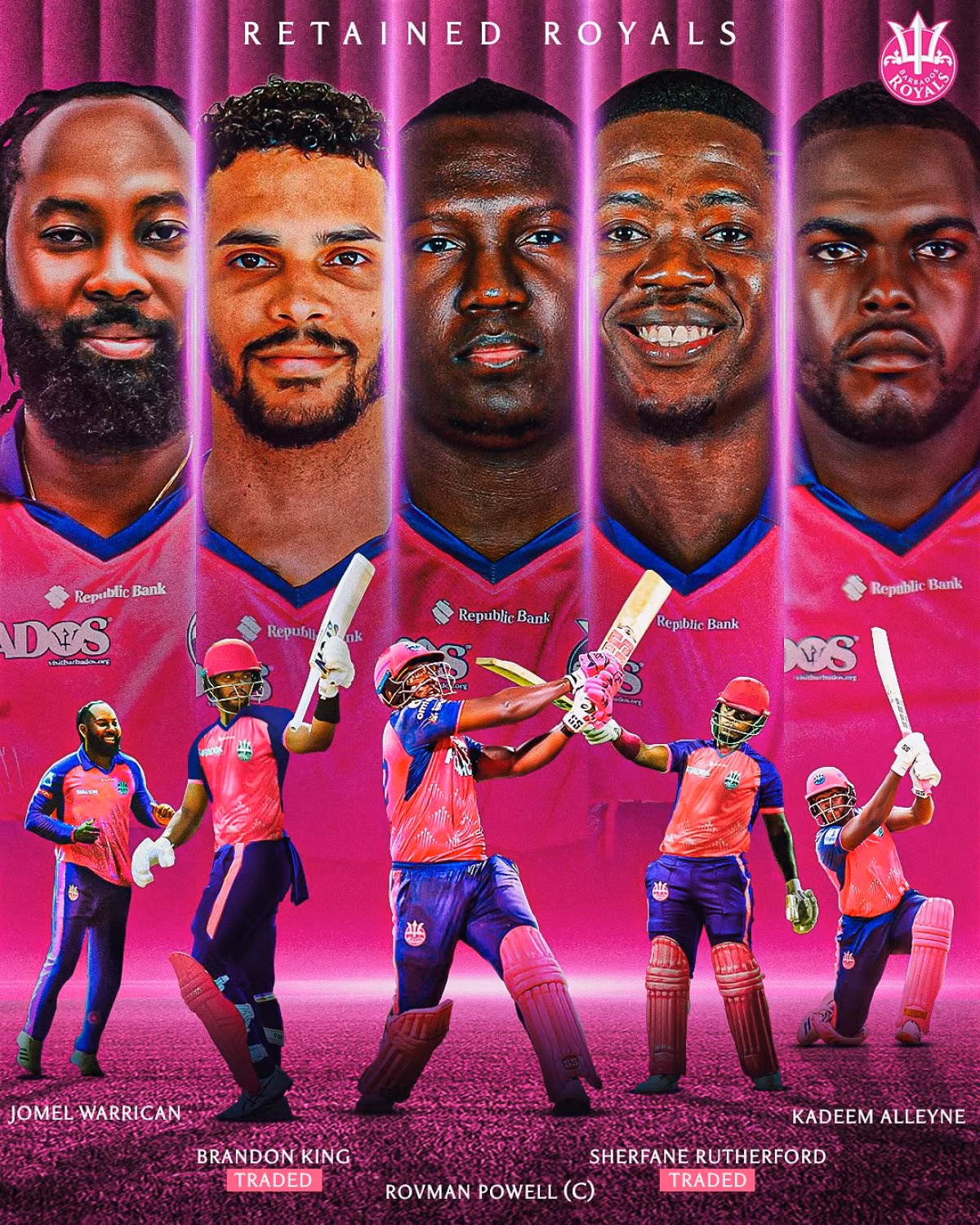 Royals Family Reimagined With Skipper Rovman And New Core Fresh energy ignites as Skipper Rovman and Brandon King guide Royals to new glory in form.