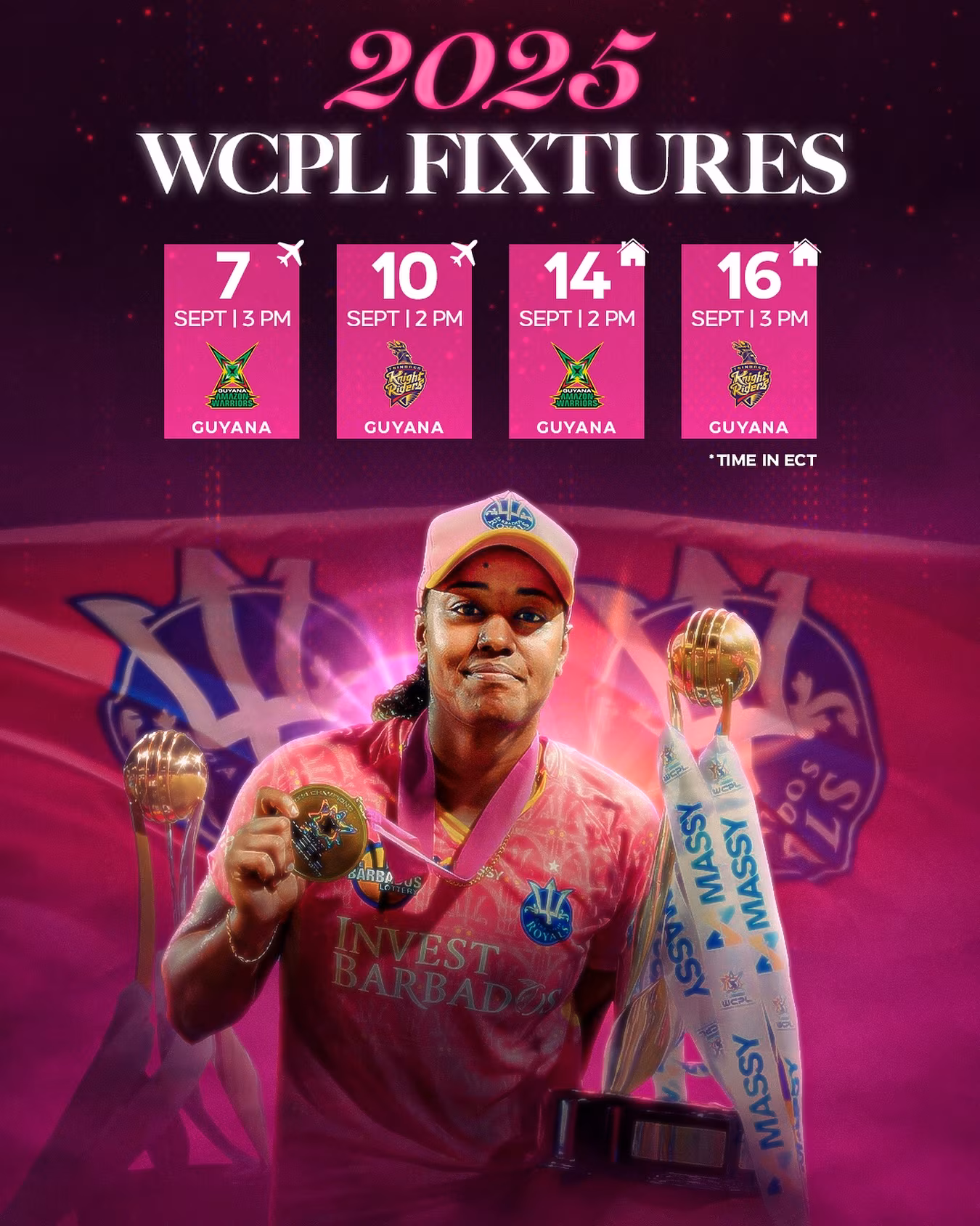 Royals Reign To Defend Their Title Barbados Royals are gearing up for WCPL25 as reigning champs ready their defense on guard!