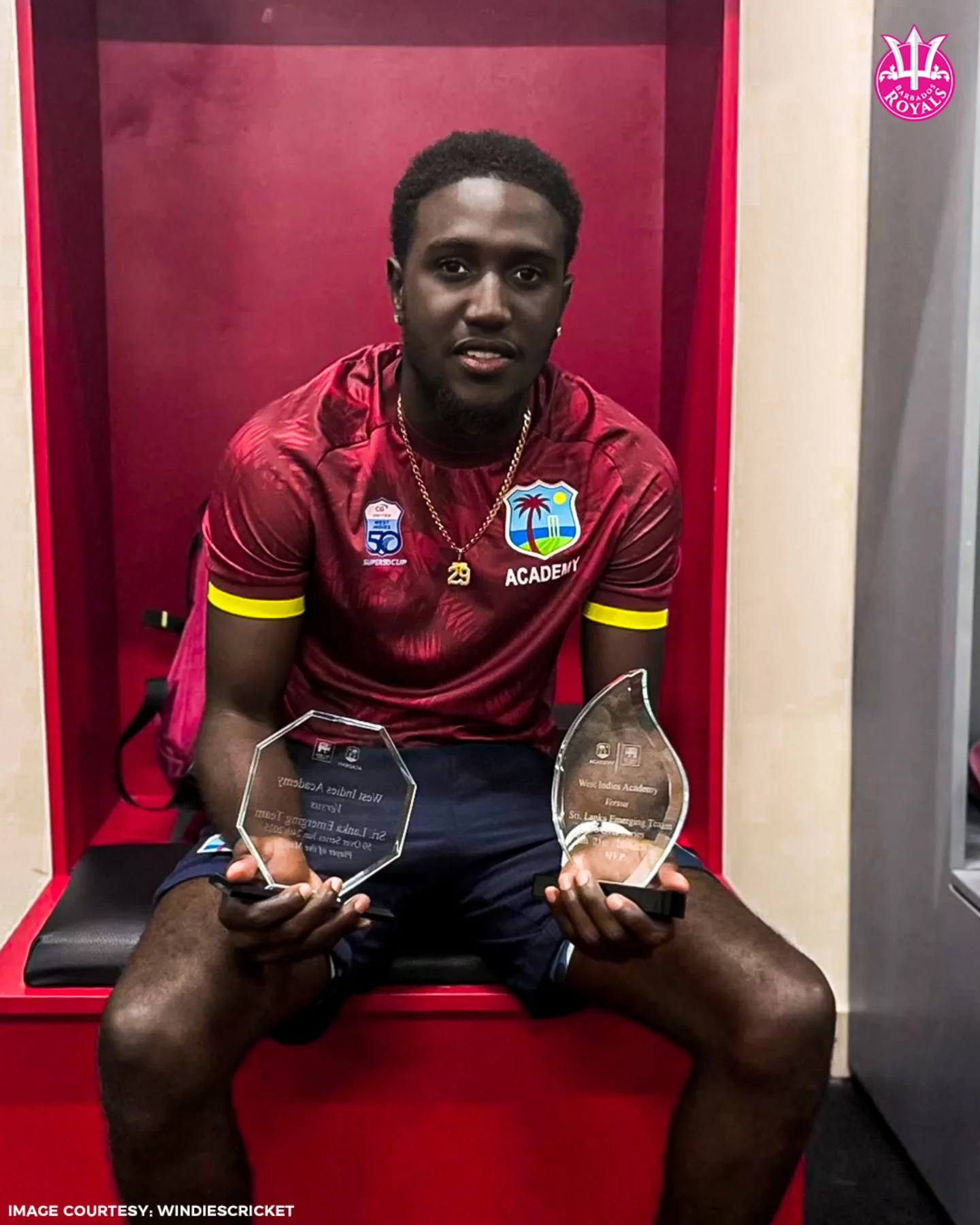 Barbados Royals' star hits two vital half-centuries to clinch Player of the Series award.
