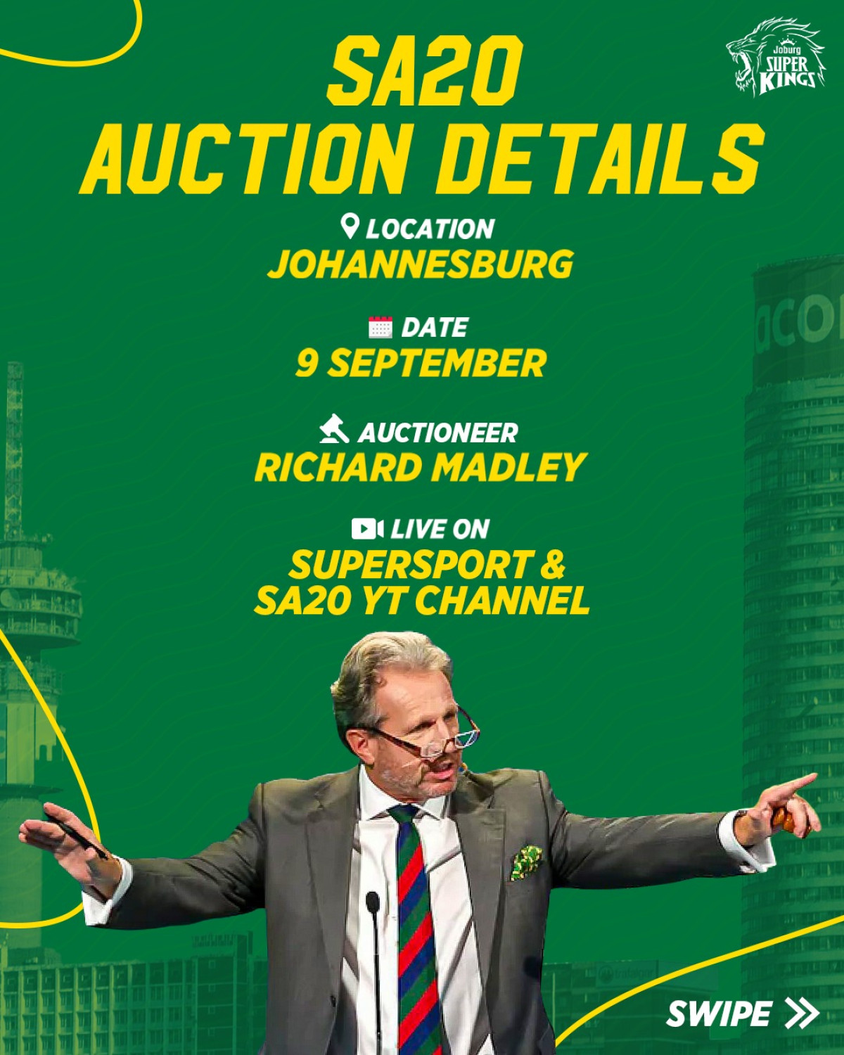 Joburg Super Kings share strategic insights before auction, blending legacy and innovation