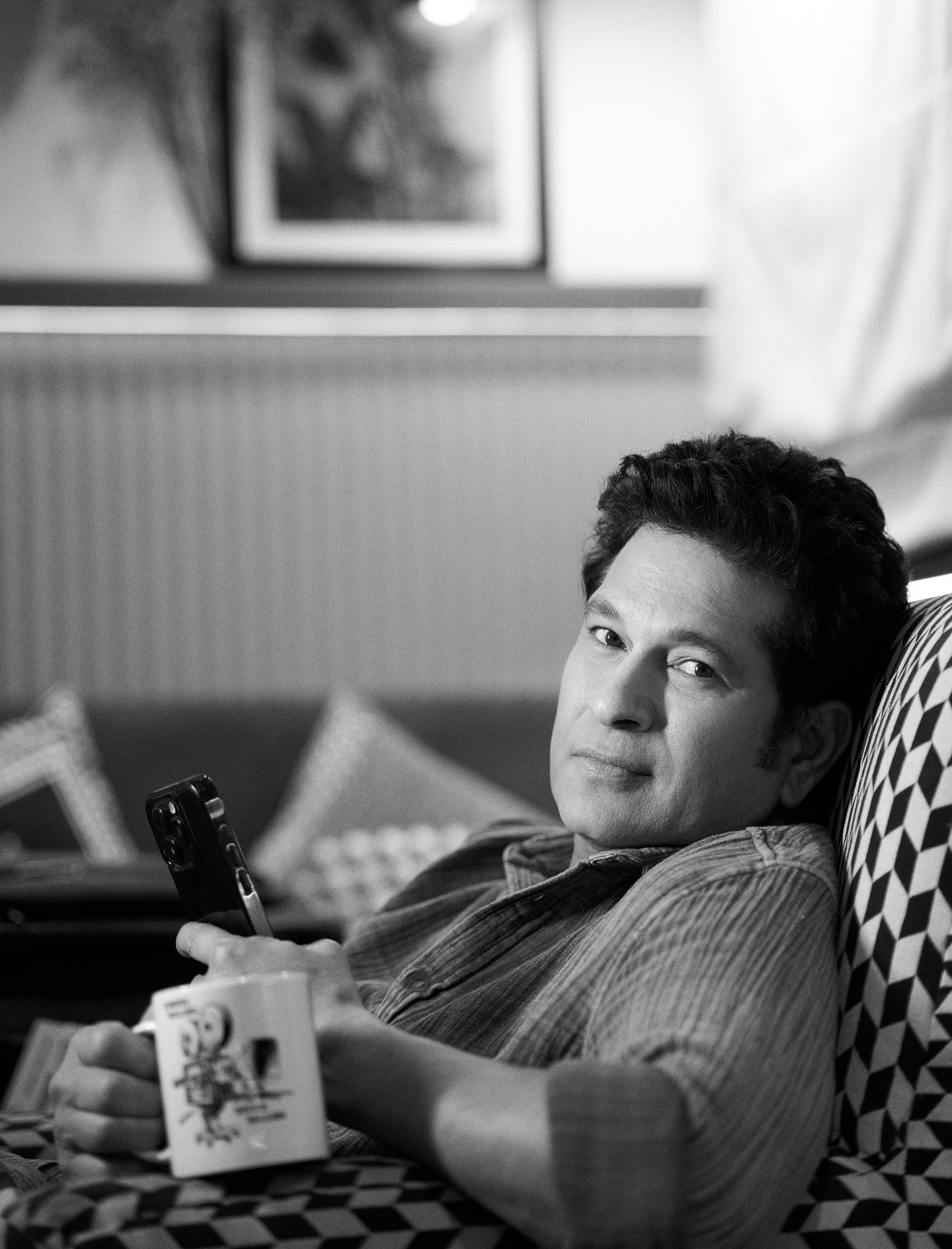 Sachin Tendulkar Chills Before Anderson-Tendulkar Trophy