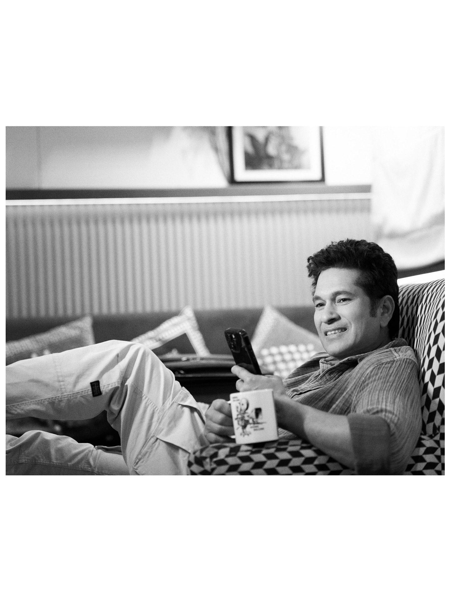 Sachin Tendulkar Chills Before Anderson-Tendulkar Trophy
