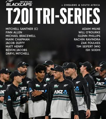 Santner Leads BLACKCAPS on Zimbabwe White Ball Tour