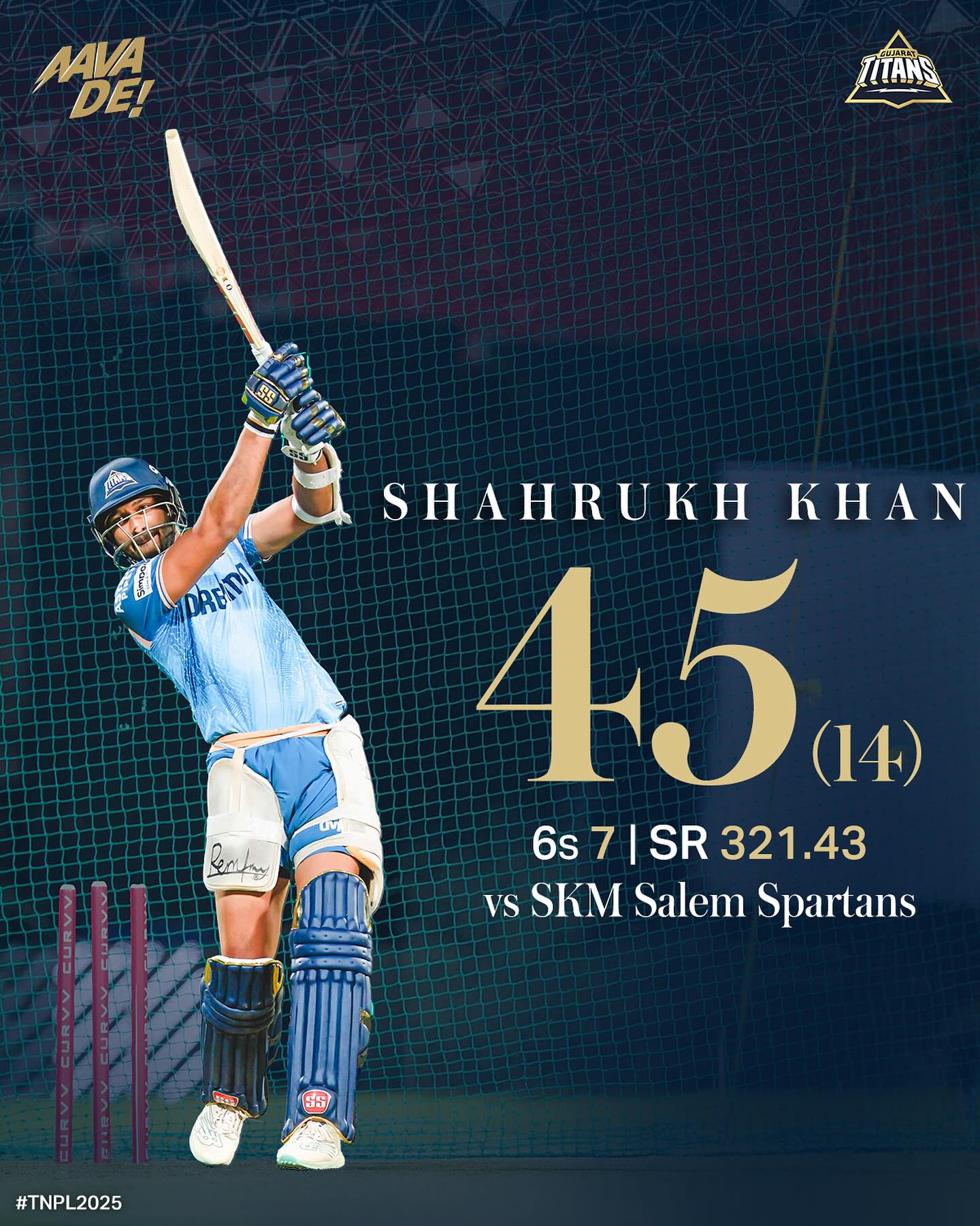 Shah Rukh's power and Gujarat Titans unite in a spectacular TNPL 2025 moment under #AavaDe banner