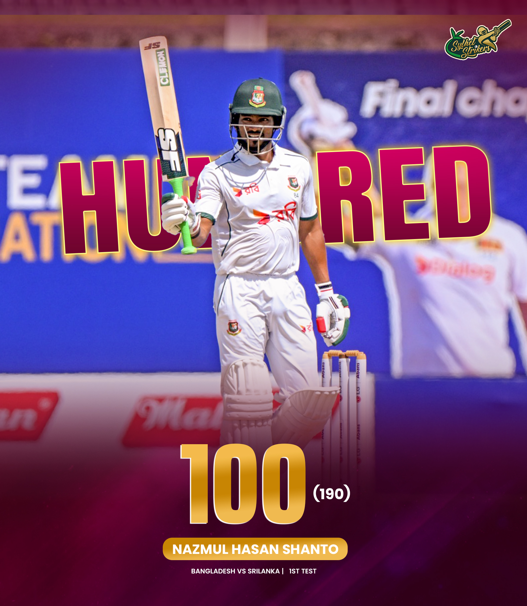 Shanto’s Twin Tons: New Test Cricket Record Elite captain feat marks milestone scoring double centuries on foreign soil in Sri Lanka!!